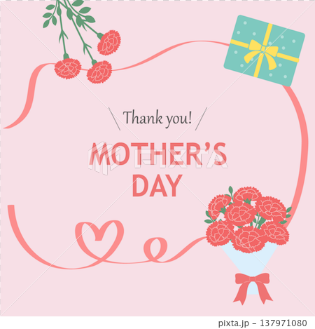 母の日バナーイラスト カーネーションのイラスト ロゴ シンプルでかわいいイラスト 母の日バナーイラスト カーネーションのイラスト ロゴ シンプルでかわいいイラスト 137971080
