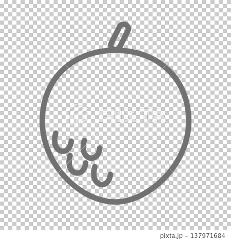 荔枝線條藝術簡筆畫 137971684