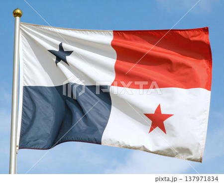 パナマ共和国国旗 137971834