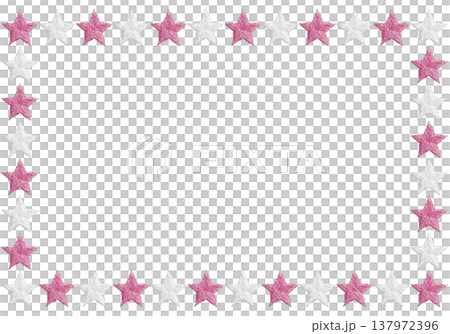 【粉彩流行明星橫框】手工刺繡插畫素材 137972396