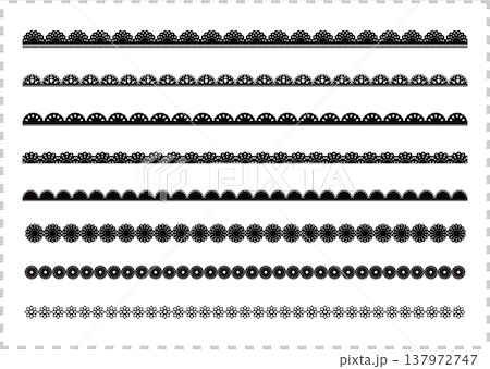 Cute lace border/line material, black. Cute lace border/line material, black. 137972747