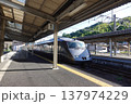 日豊本線佐伯駅に入ってくる特急にちりんシーガイア 137974229