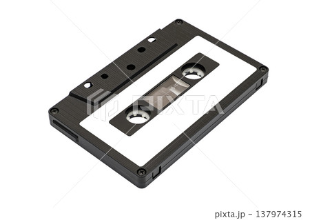 audio cassette isolated on white with clipping path audio cassette isolated on white with clipping path 137974315