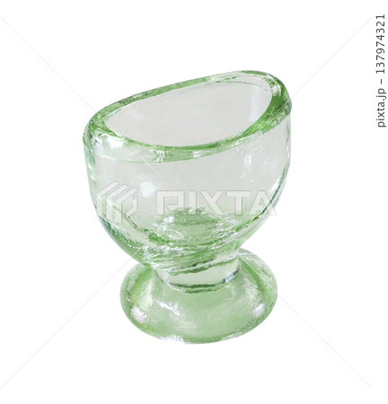 medical glass for eye wash isolated on white background with clipping path medical glass for eye wash isolated on white background with clipping path 137974321