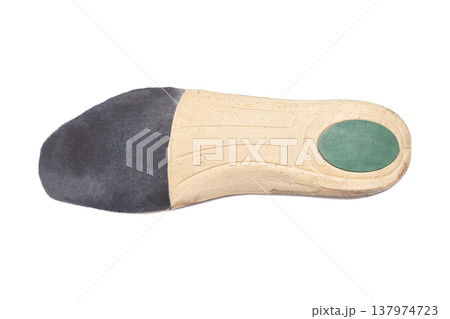 orthopedic insole isolated on white orthopedic insole isolated on white 137974723