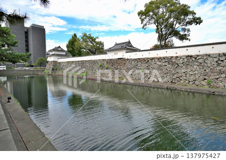大分県 「府内城」 櫓と石垣 大分県 「府内城」 櫓と石垣 137975427