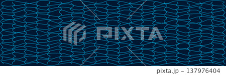 Abstract curved line grid on dark background 137976404