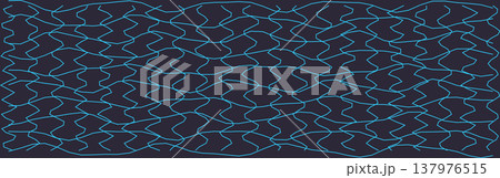 Abstract distorted grid pattern for modern design projects 137976515