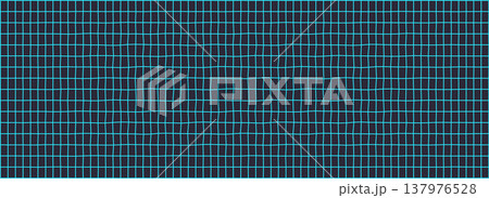 Curved blue grid on dark background for abstract design Curved blue grid on dark background for abstract design 137976528