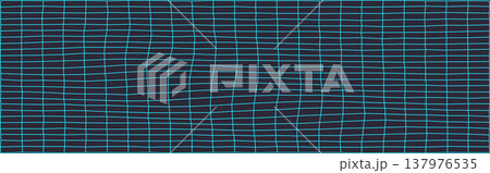Wavy blue grid pattern on dark background for modern design Wavy blue grid pattern on dark background for modern design 137976535