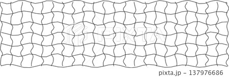 Distorted grid pattern for abstract geometric design Distorted grid pattern for abstract geometric design 137976686
