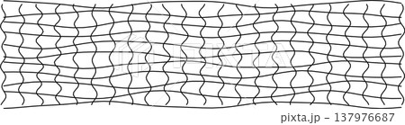 Abstract distorted grid pattern for modern design projects 137976687