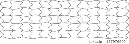 Abstract distorted grid pattern for modern design projects 137976692