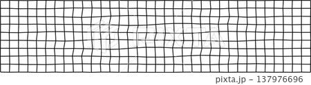 Abstract black and white distorted grid pattern background Abstract black and white distorted grid pattern background 137976696