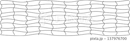 Abstract distorted grid pattern with wavy lines Abstract distorted grid pattern with wavy lines 137976700