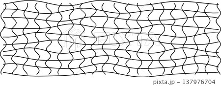 Abstract distorted grid pattern for modern design 137976704