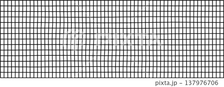 Wavy black and white grid pattern for modern design Wavy black and white grid pattern for modern design 137976706
