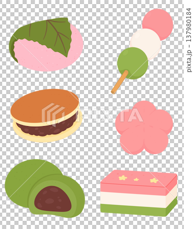 和菓子色々 137980184
