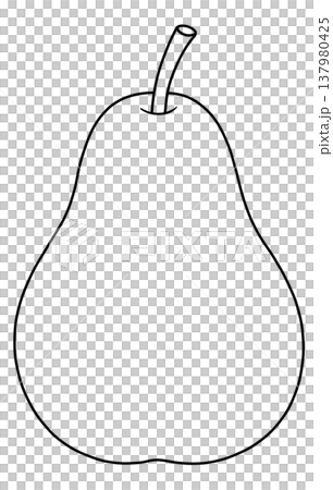Various Fruit Line Drawings Various Fruit Line Drawings 137980425