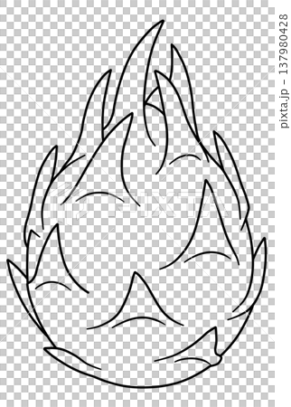 Various Fruit Line Drawings Various Fruit Line Drawings 137980428