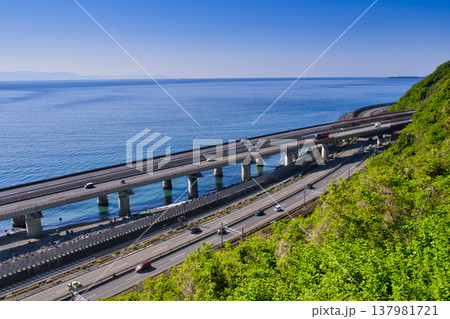 【静岡県】薩埵峠からの眺め 137981721