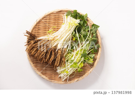 (岩手県産)根みつば (岩手県産)根みつば 137981998