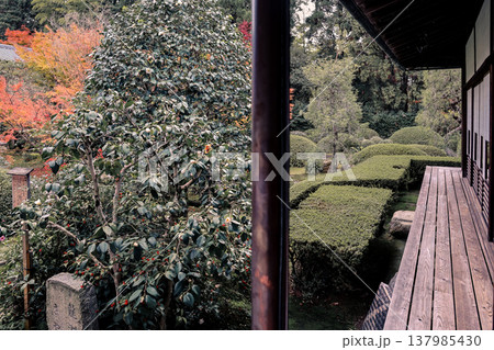 the Serene Japanese Garden With Wooden Veranda Nov 28 2025 137985430