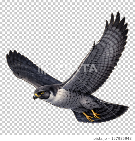 Bird - Peregrine Falcon 137985948