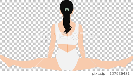 成功節食的女人的插圖 成功節食的女人的插圖 137986481