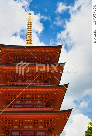 草津山 光泉寺 五重寶塔(群馬県吾妻郡草津町) 草津山 光泉寺 五重寶塔(群馬県吾妻郡草津町) 137987359