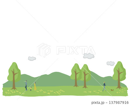 山と自然のある風景 137987916