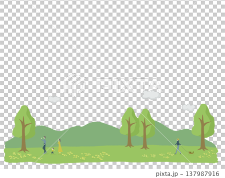 山と自然のある風景 137987916