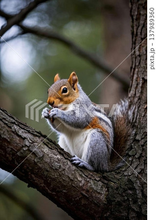 リス りす 栗鼠 137989360