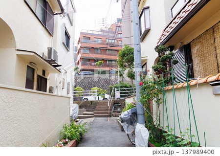 阪急六甲駅周辺の町並み　（神戸市灘区） 137989400