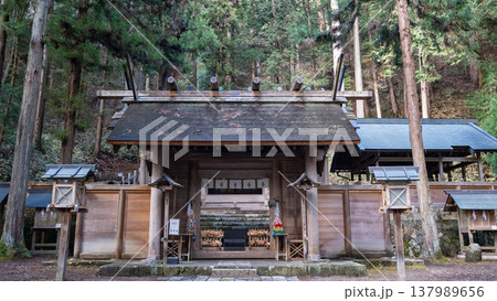 神社の境内 スナップショット 長野県 神社の境内 スナップショット 長野県 137989656