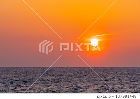 【東伊豆】伊東・城ヶ崎海岸　 日の出 137991449