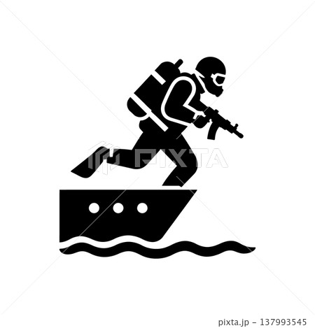 Special Forces Naval Commando Icon 137993545