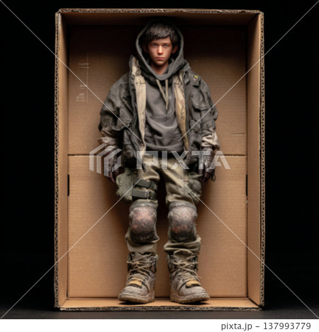 男性のフィギュア 137993779