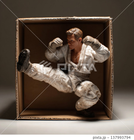 男性のフィギュア 137993794