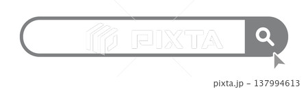 検索窓・検索バーのイラスト素材 Search bar illustration 検索窓・検索バーのイラスト素材 Search bar illustration 137994613