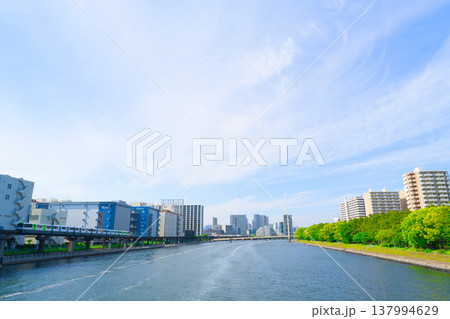 【東京都】5月・品川区の街風景 【東京都】5月・品川区の街風景 137994629