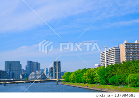 【東京都】5月・品川区の都市風景 【東京都】5月・品川区の都市風景 137994693