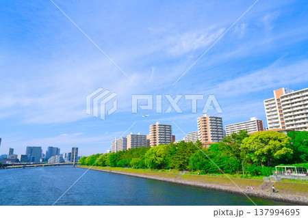 【東京都】5月・品川区の都市風景 137994695