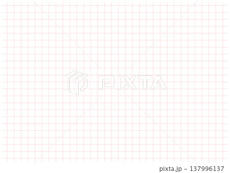 ピンクの方眼紙の背景イラスト 137996137