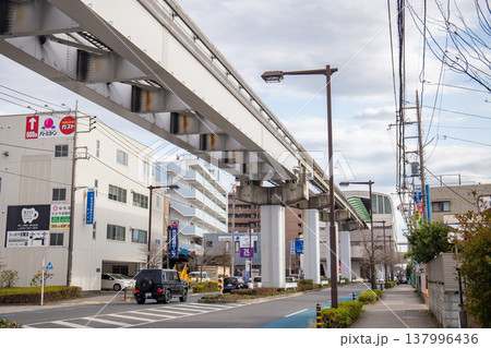 多摩モノレール 桜街道駅(東京都東大和市) 多摩モノレール 桜街道駅(東京都東大和市) 137996436