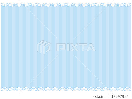 かわいいレース飾りの背景フレーム素材 Cute lace vector illustration かわいいレース飾りの背景フレーム素材 Cute lace vector illustration 137997934
