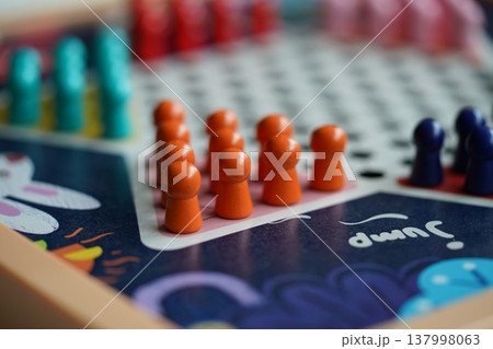Chinese Checkers Board Game Strategy and Family Fun 137998063