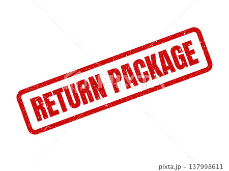 Grungy textured stamp vector explicitly stating a package needs to be returned to its sender Grungy textured stamp vector explicitly stating a package needs to be returned to its sender 137998611