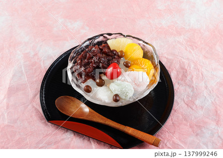 美味しそうなあんみつ 美味しそうなあんみつ 137999246