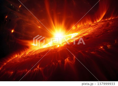 Solar Storm Erupting with Plasma Waves 137999933